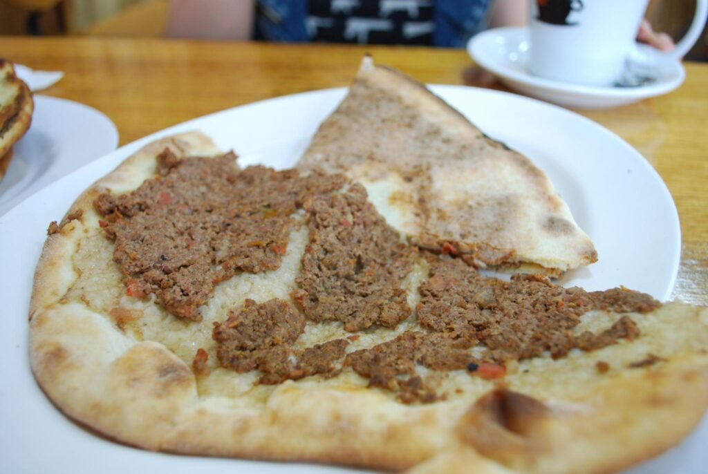 Flatbread baked with za’atar and olive oil