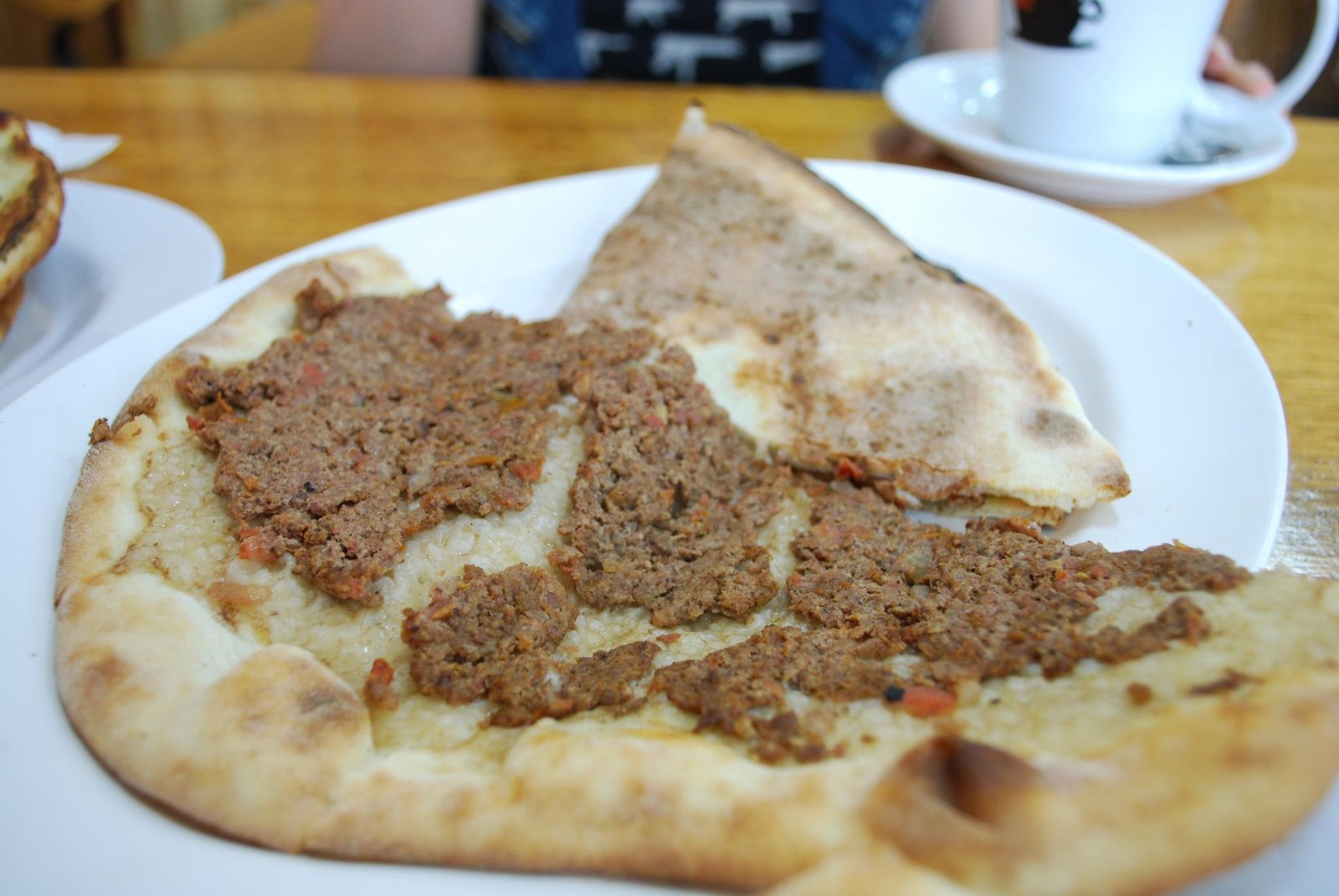 Flatbread baked with za’atar and olive oil