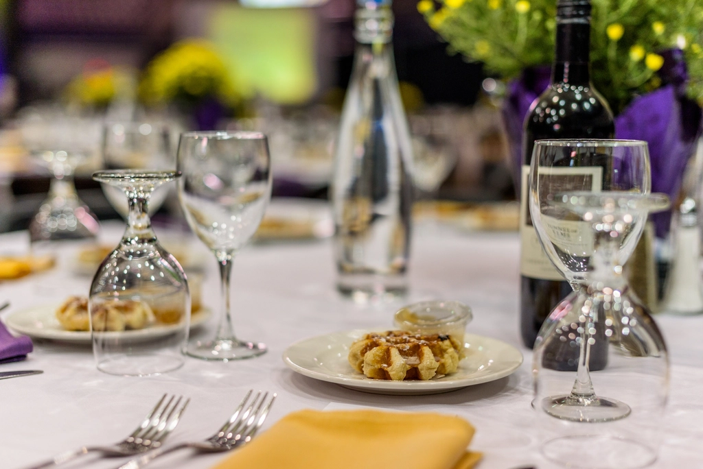 A carefully plated course