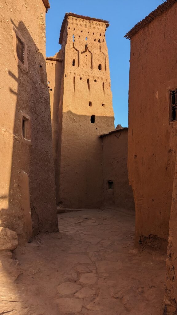 Old buildings in a Moroccan town
