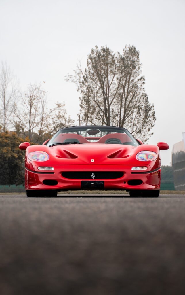 A Ferrari F50, the V12 supercar of the mid-1990s
